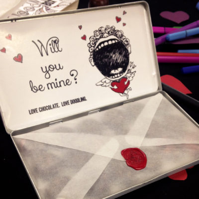 Inside 'love letter' chocolates