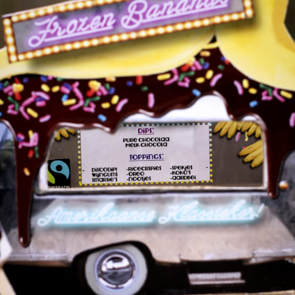 detail of food truck interior